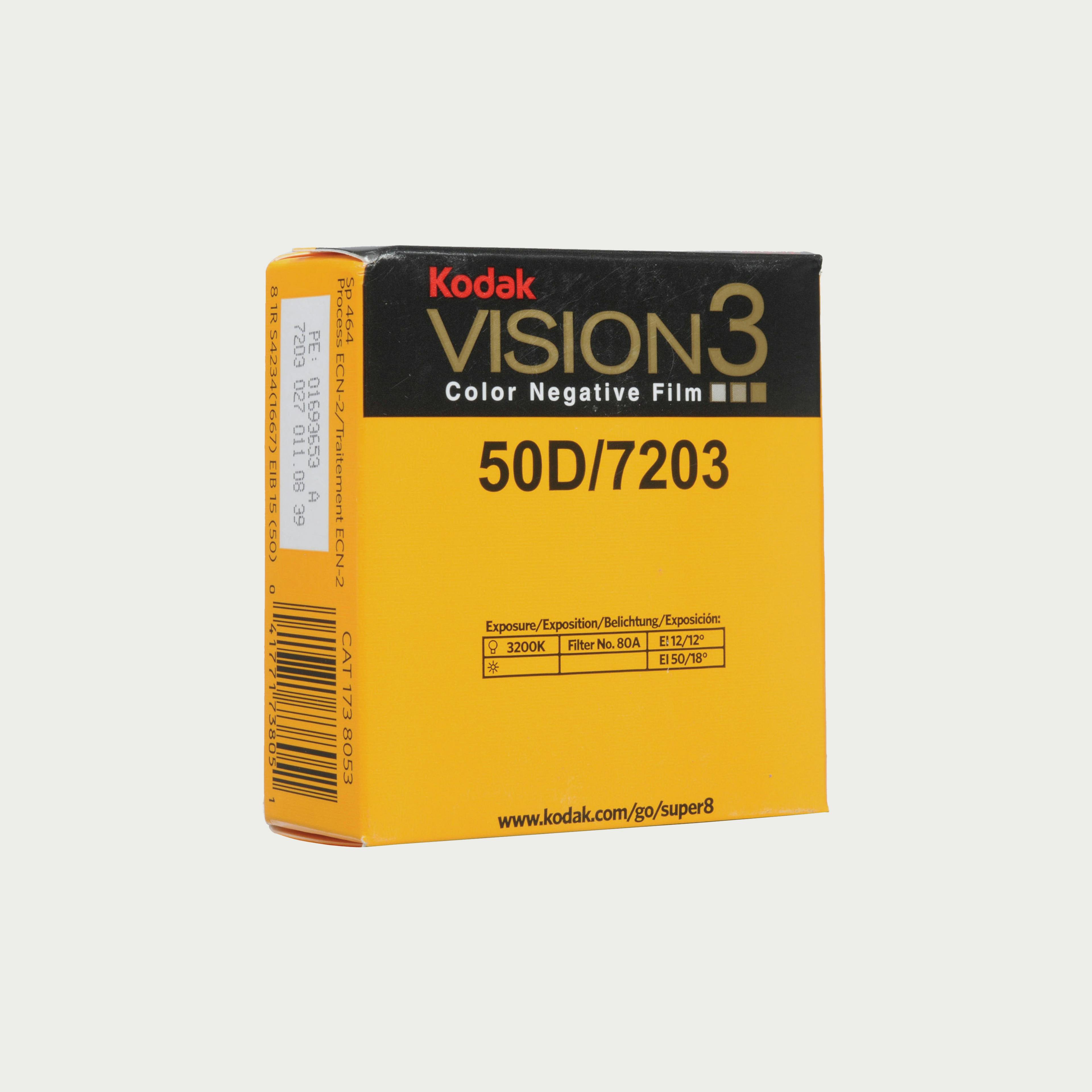 VISION3 50D Color Negative Super 8 Film