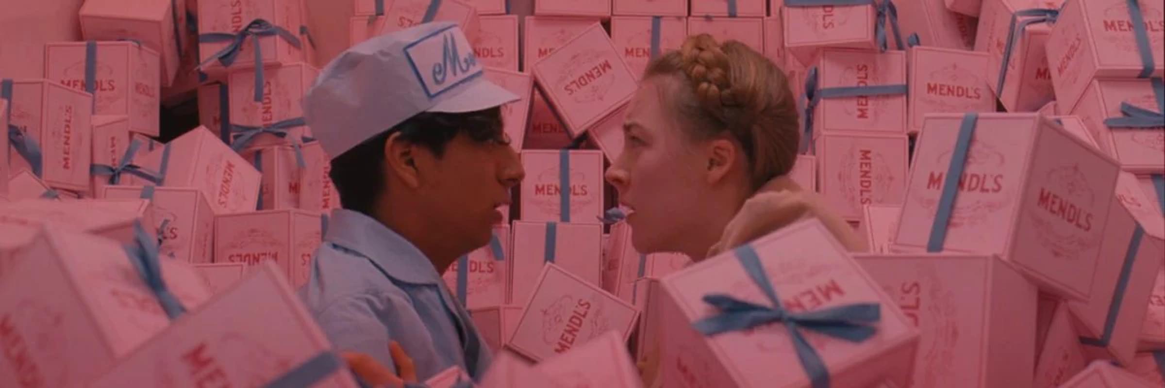 Grand Budapest Hotel (2014) | Pink (feminine, friendly, kindness, sensitivity, intuitive, sensual, soft, fun)